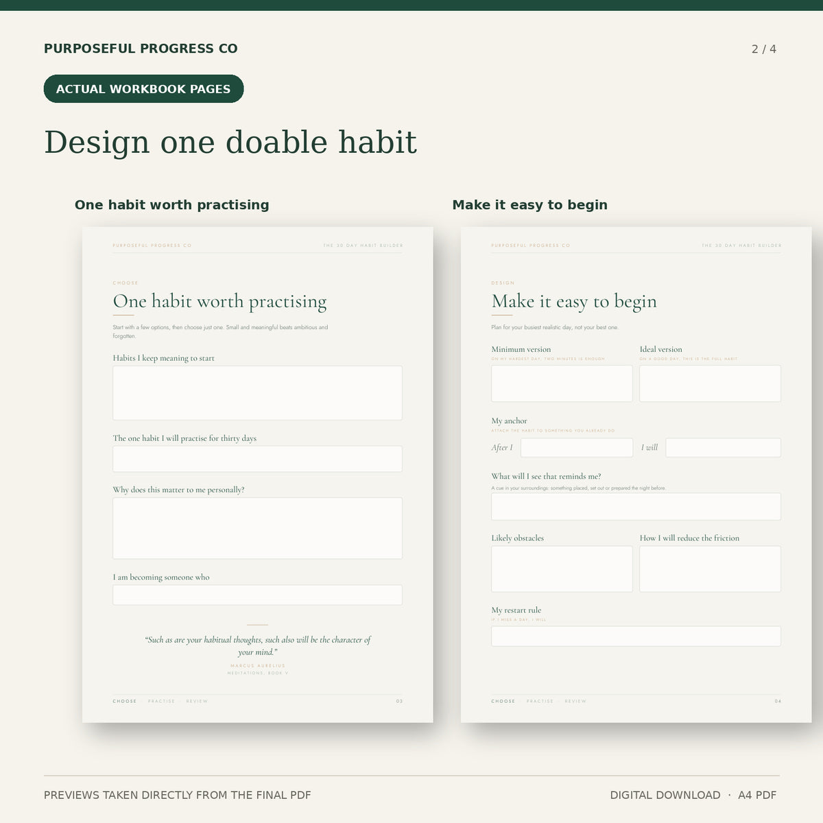 The Digital 30-Day Habit Builder